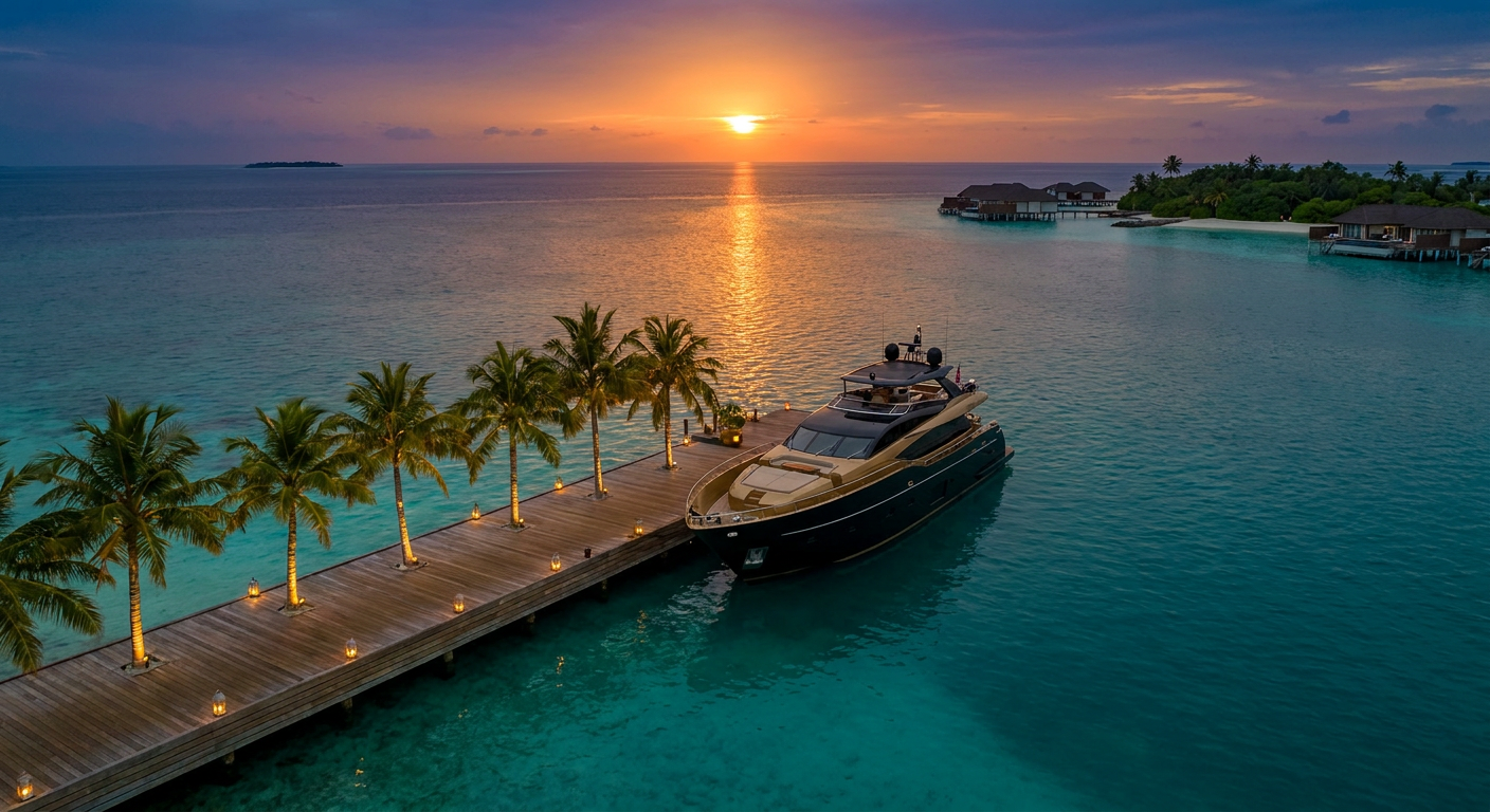 Maldives sunset
